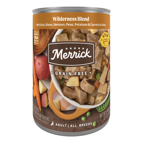 Merrick Grain Free Wilderness Blend Canned Dog Food