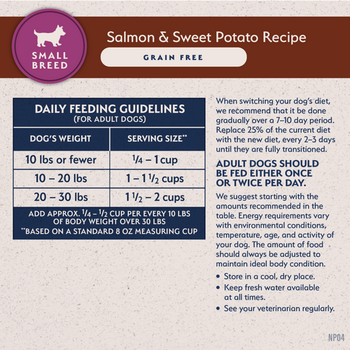 Natural Balance Limited Ingredient Grain Free Salmon & Sweet Potato Small Breed Recipe Dry Dog Food