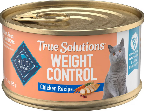 Blue Buffalo True Solutions Weight Control Formula Adult Wet Cat Food
