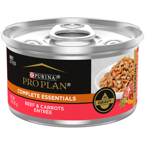 Purina Pro Plan Grain-Free Beef & Carrots Entree Wet Cat Food