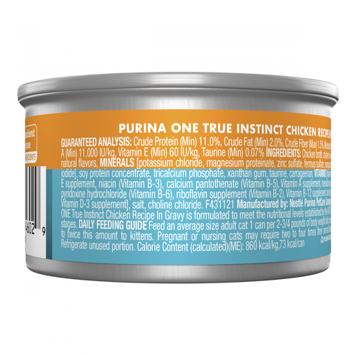 Purina ONE Chicken Cuts in Gravy Canned Cat Food