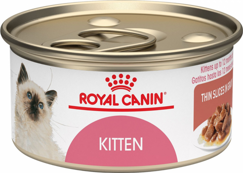 Royal Canin Feline Nutrition Kitten Instinctive Thin Slices in Gravy Canned Cat Food