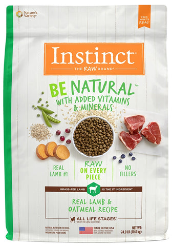 Instinct Be Natural Lamb & Oatmeal Recipe Dry Dog Food