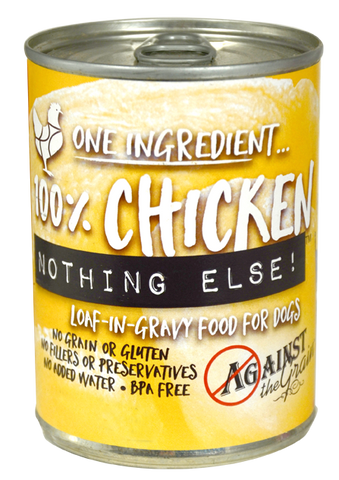 Against the Grain Nothing Else Grain Free One Ingredient 100% Chicken Canned Dog Food