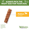 Whimzees Medium Veggie Strip Dental Chew Dog Treats