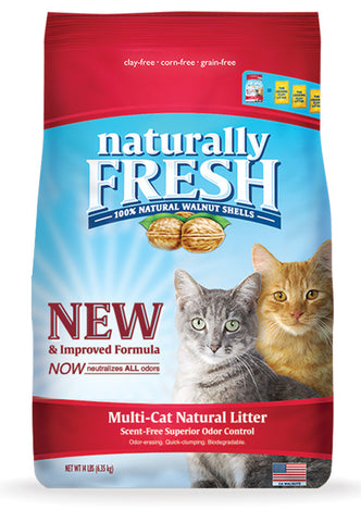 Naturally Fresh Multi-Cat Quick Clumping Cat Litter