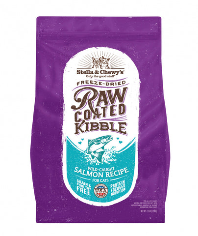 Stella & Chewy's Raw Coated Kibble Wild Caught Salmon Recipe Dry Cat Food