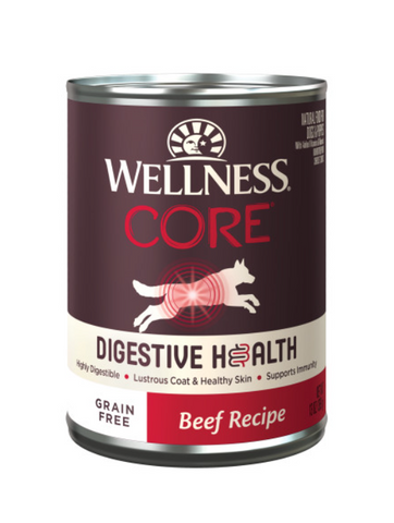 Wellness Core Digestive Health Grain Free Beef Recipe Canned Dog Food